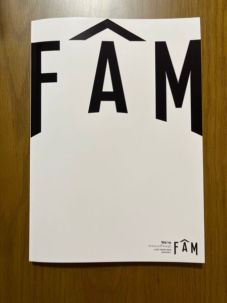 timelesz FAM パンフレット ツアーグッズ タイムレス