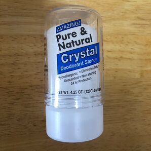 未使用★アメリカ製制汗剤 Pure & Natural Crystal Deodorant Stone