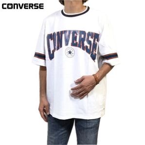 特価 ヘビーウエイト 新品 L コンバース CONVERSE ビッグシルエット Tシャツ オーバーシルエット ユニセックス 白