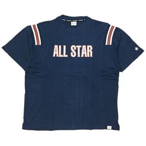 特価 ヘビーウエイト 新品 L コンバース CONVERSE ビッグシルエット Tシャツ オーバーシルエット ユニセックス 紺色