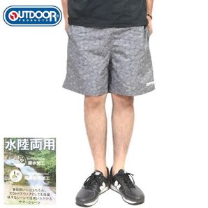 新品 XL アウトドア プロダクツ 撥水 水陸両用 ハイブリットショーツ 総柄 短パン キャンプ 海 川遊び アウトドア 釣り