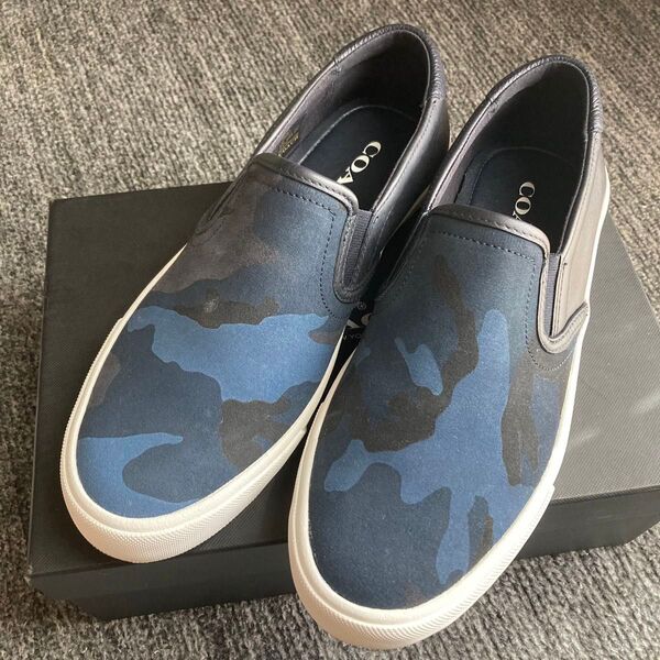 coach コーチ スリッポン 迷彩柄スリッポン PARKER CAMO SLIPON 27.5㎝