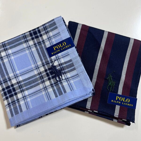 POLO RALPH LAUREN ポロ ラルフローレンハンカチ 2枚
