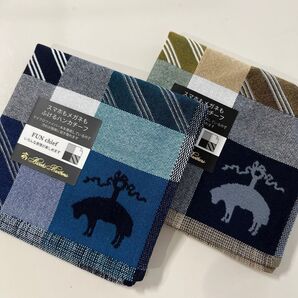 Brooks Brothers ハンカチ タオルハンカチ スマホもメガネもふけるハンカチーフ 2枚