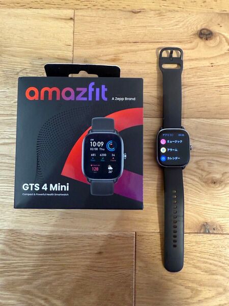 Amazfit GTS 4 Mini ミッドナイトブラック スマートウォッチ GPS
