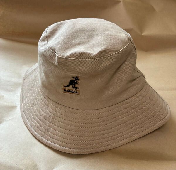 KANGOL ベージュ バケットハット 帽子 バゲットハット