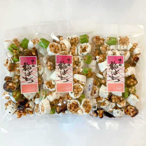 梅ばち 3袋セット 奉天 プレーン 黒糖 抹茶 黒胡麻 ミックス かりんとう 砂糖菓子 丸英製菓 銘菓 和菓子
