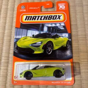 MATCHBOX マクラーレン 720S スパイダー イエロー系 未使用