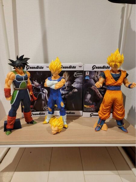 ドラゴンボール フィギュア Grandista グランディスタ ベジータ 孫悟空 バーダック