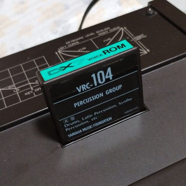 YAMAHA「 VRC-104 」DATA CARTRIDGE for DX7