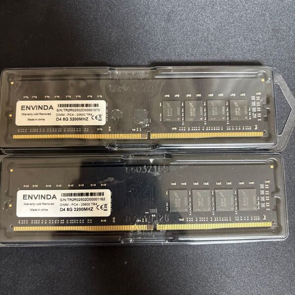 ENVINDA メモリ PC4-25600 8GB 2枚セット ddr4