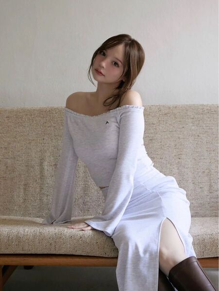 アンドマリー andmary Gwen offshoulder set up ワンピース M