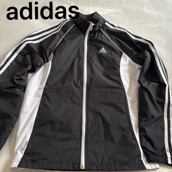 【美品】adidas アディダス ナイロンジャケット ウィンドブレーカー トレーニング ランニング スポーツ