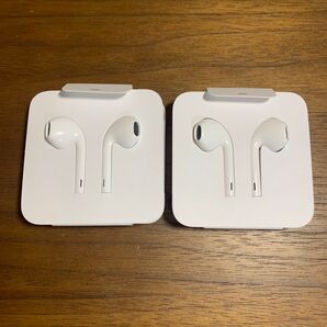 即日発送! 2個セット アイホン付属 純正イヤホン ライトニング アップル正規品 【新品未使用】