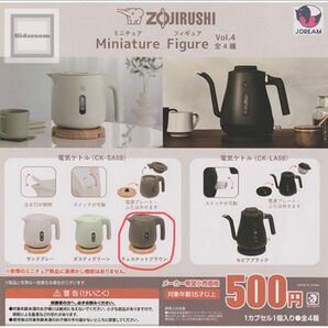 象印 ミニチュアフィギュア 電気ケトル ガチャ