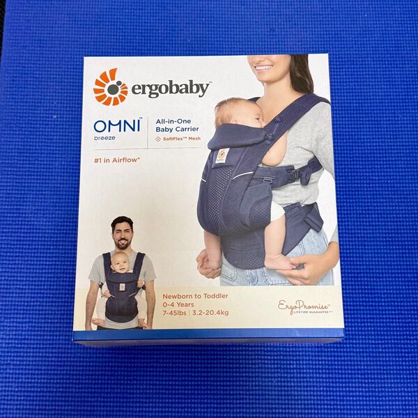 新品未使用 未開封 エルゴベビー ERGO Baby OMNI Breeze オムニブリーズ ミッドナイトブルー 抱っこ紐