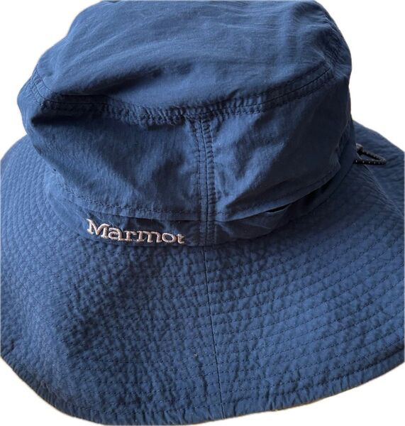 マーモット marmot 帽子 ネイビー ハット アウトドア 数回使用