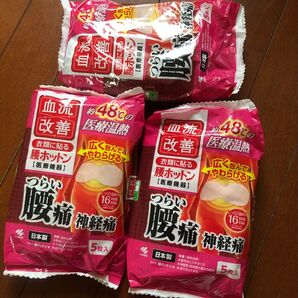 腰ホットン つらい 腰痛・神経痛 5枚入 日本製