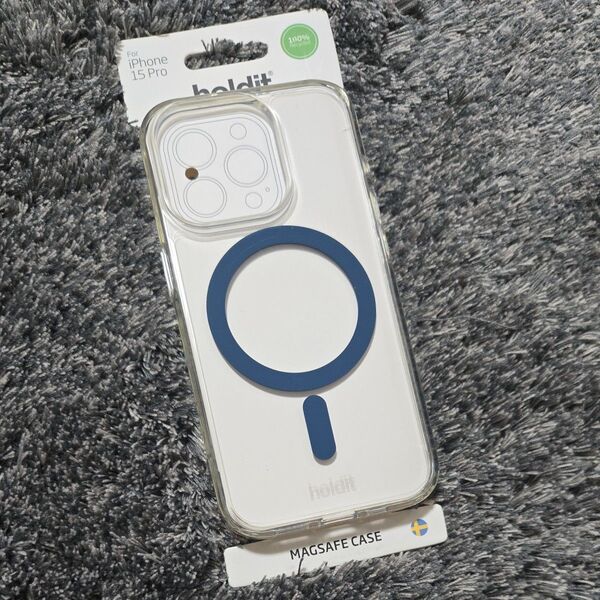 holdit ホールディット iPhone15Pro対応 MagSafeケース(デニムブルー)