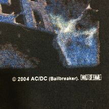 00s◆AC/DC◆BALLBREAKER ロングTシャツ 2004コピーライト XS相当 ブラック 黒 ボールブレイカー 95年作 ロンT セットリスト_画像8