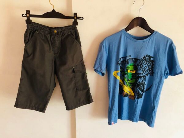 Tシャツ ハーフパンツ 140 セット ニンジャゴー 半袖 半ズボン 2点まとめて