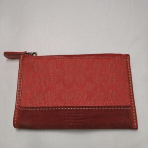 COACH シグネチャー コインケース キーリング