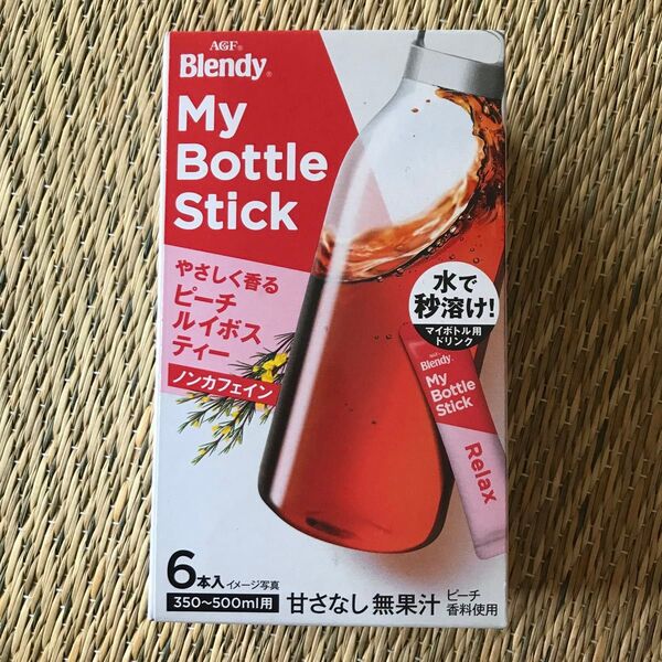 AGF ブレンディ マイボトルスティック やさしく香るピーチルイボスティー 6本入