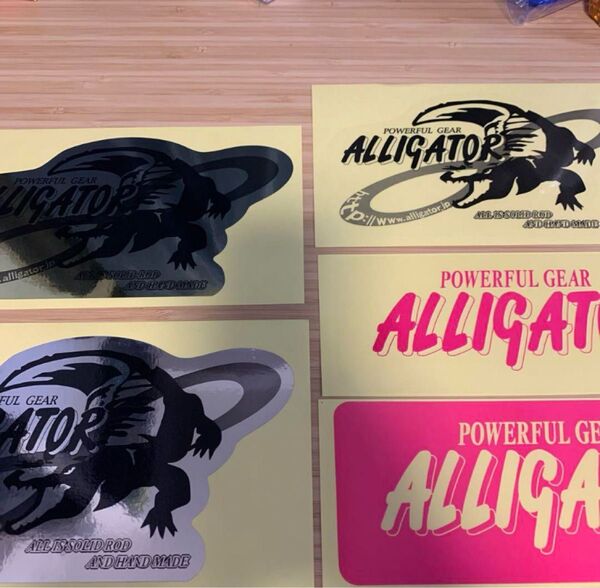 ALLIGATOR 非売品ステッカー フィッシングショー大阪 西日本釣り博