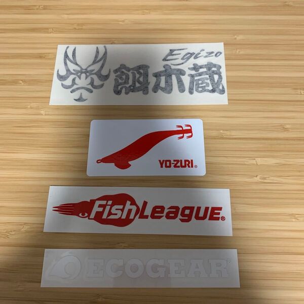 エギ ステッカーセット DUEL &ECOGEAR &メジャークラフト