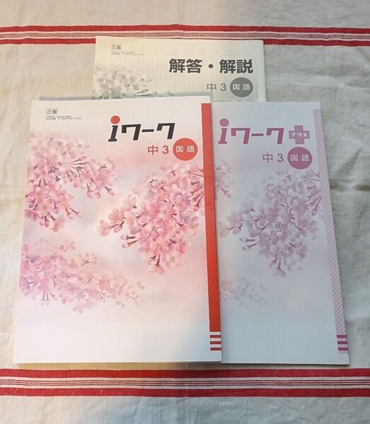 【中学問題集】 iワーク アイワーク 中3国語 iワークプラス 解答・解説 授業対策 定期テスト対策