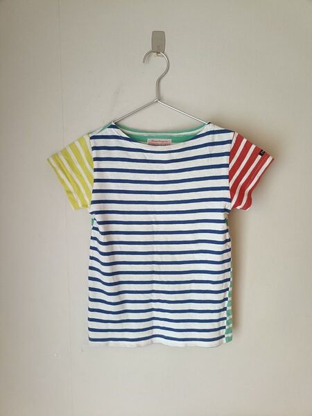 デニム&ダンガリー Denim Dungaree クレイジーボーダーTシャツsize130 DD FITH
