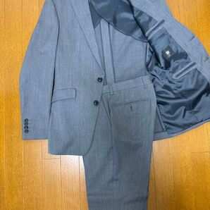 SUIT SELECT グレー ビジネススーツ BLD1802 Y6