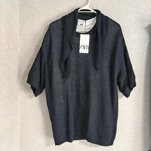 ZARA ニットTシャツ