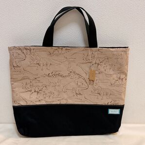【即納】ハンドメイド レッスンバッグ 30×40×5 図書バッグ/手提げ鞄/お道具袋 商品番号59