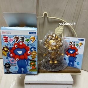 金のミャクミャク フィギュア コレクション ゴールド 新品 万博 海洋堂