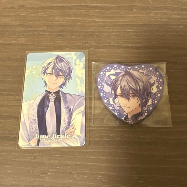 にじさんじ 小柳ロウ ジュンブラ 缶バッジ&チェキ 2点セット