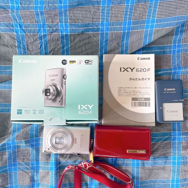 Canon IXY 620F 本体 付属品完備 動作OK キャノン コンパクトデジタルカメラ キャノン デジカメ シルバー