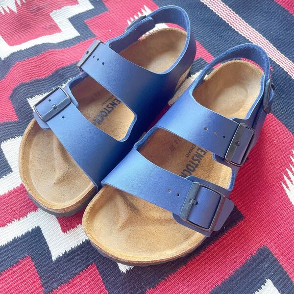 美品 BIRKENSTOCK MILANO ミラノ サンダル 38 24.5 ビルケンシュトック MILANO ドイツ製 アリゾナ