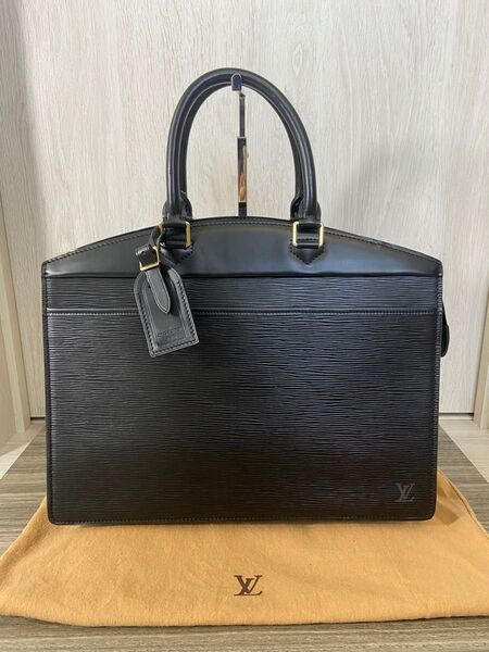 LOUIS VUITTON エピ ノワール リヴィエラ ハンドバッグ 黒 レザー M48182