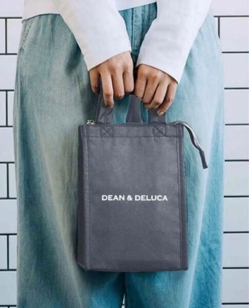 DEAN&DELUCA保冷バッグ クーラーバッグ ランチバッグ グレー S エコバッグ ディーンアンドデルーカ お弁当