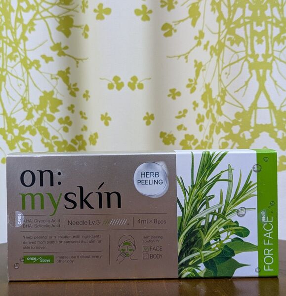 on:myskin オンマイスキン ハーブピーリングソリューション フェイス用 パック