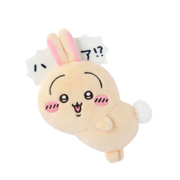 ちいかわ うさぎだらけくじ E賞 ぬいぐるみバッジ ぬいぐるみ バッジ ハァ!? 1点