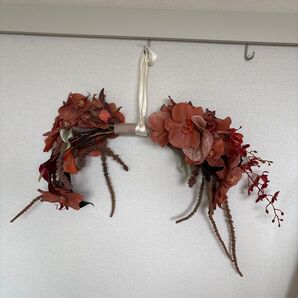 ハンドメイド スワッグ 壁飾り インテリア 造花