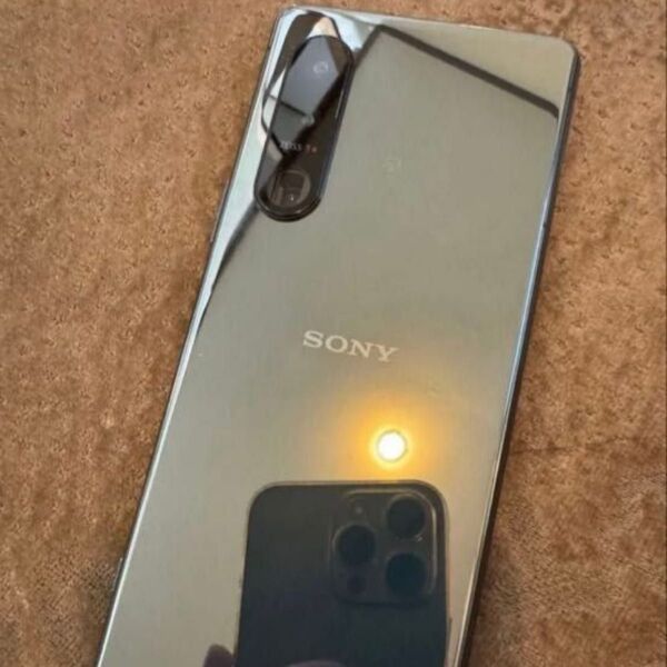 Sony ソニー Xperia 5 III SOG05 グリーン SIMフリー SIMロック解除済み au 鏡面未使用クリアカバー