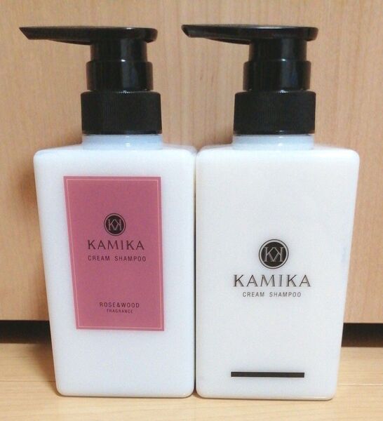 カミカ KAMIKA/クリームシャンプー/ローズ&ウッド/マリンノート/2本セット/ヘアケア