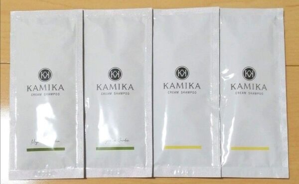 カミカ KAMIKA/クリームシャンプー/お試し25g×4包/マグノリアガーデン/ベルガモットジャスミン/旅行にも