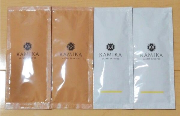 カミカ KAMIKA/クリームシャンプー/お試し25g×4包/ティーフローラル/ベルガモットジャスミン/ヘアケア/旅行にも