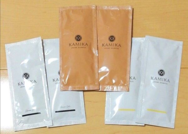 カミカ KAMIKA/クリームシャンプー/お試し3種/ティーフローラル他/25g×6包/ヘアケア/ダメージケア/旅行にも