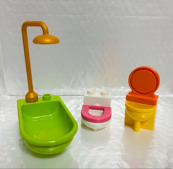 浴室セット レゴデュプロ アンパンマンブロックラボ 互換品