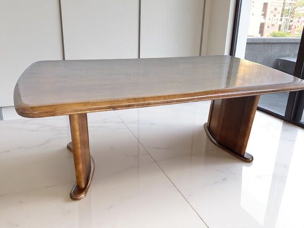 カリモク 大型ダイニングテーブル 180cm 木製 北欧風 センターテーブル テーブル 木製 アンティーク 机 リビングテーブル